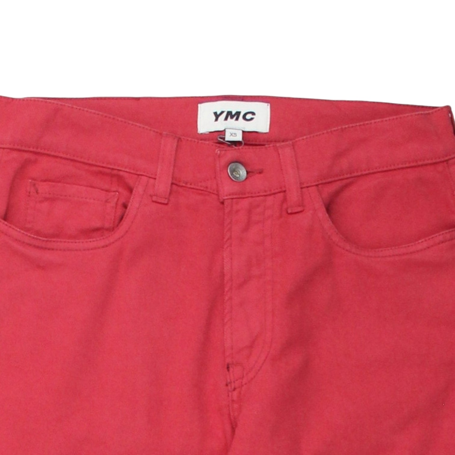 YMC Cardinal Red Tearaway Jean
