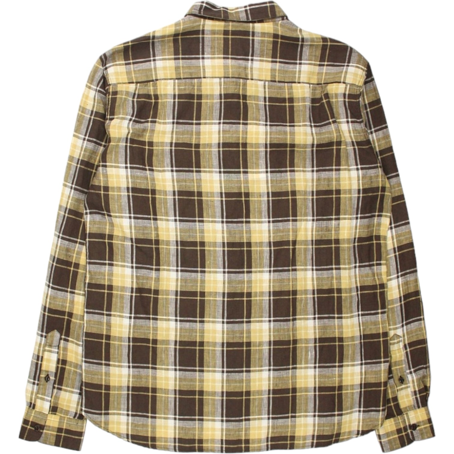 YMC Brown/Multi Check Linen Shirt