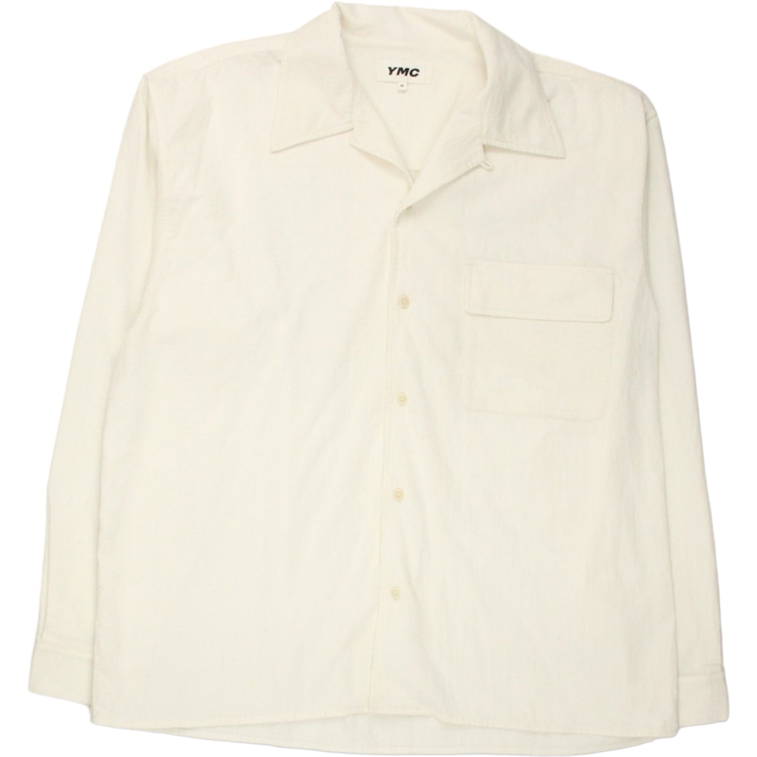 YMC Ecru Baby Cord Shirt
