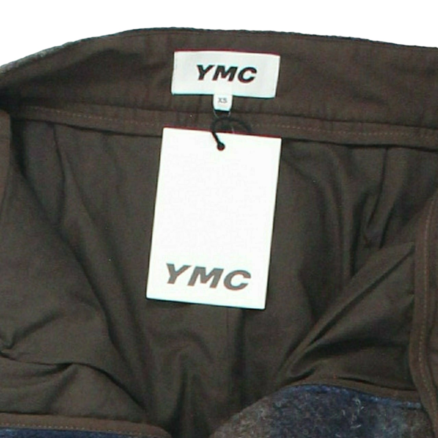 YMC Brown/Navy Alina Blanket Skirt