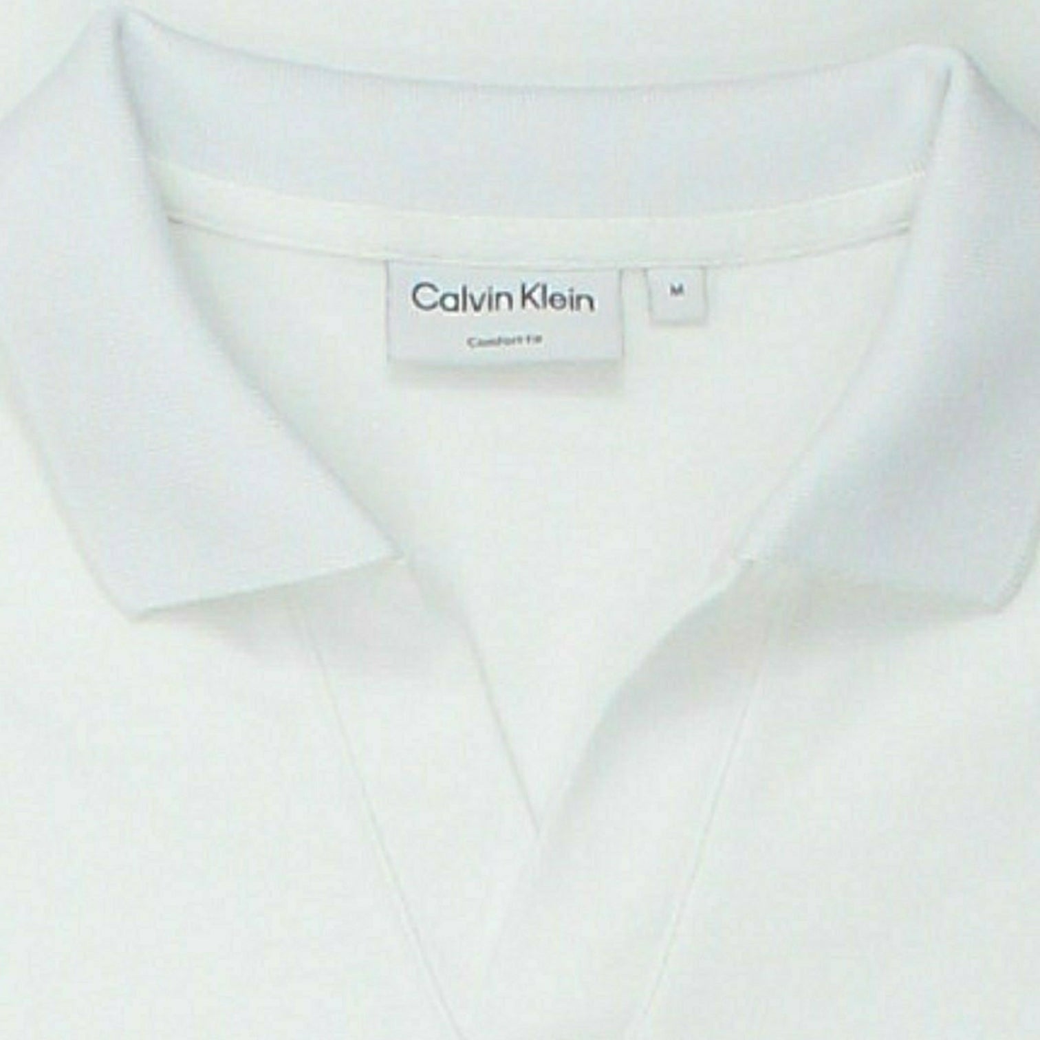 Calvin Klein White V-Neck Top