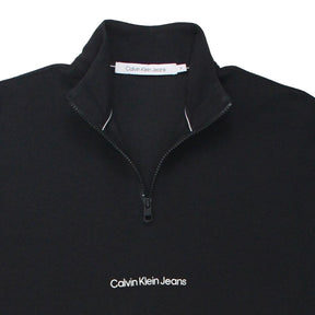 Calvin Klein Jeans Black 1/4 Zip Top