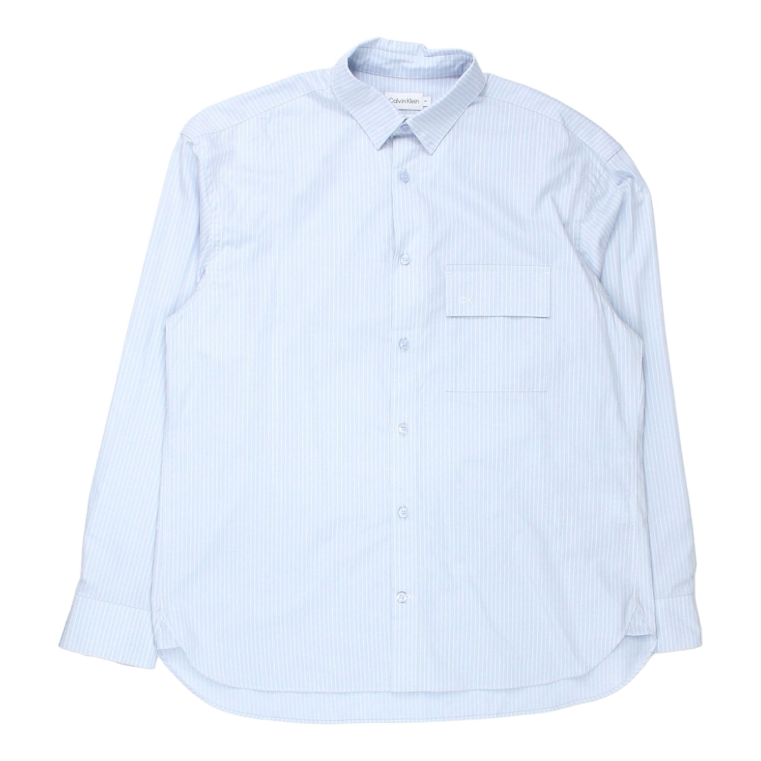 Calvin Klein Blue/White Relaxed Fit Shirt