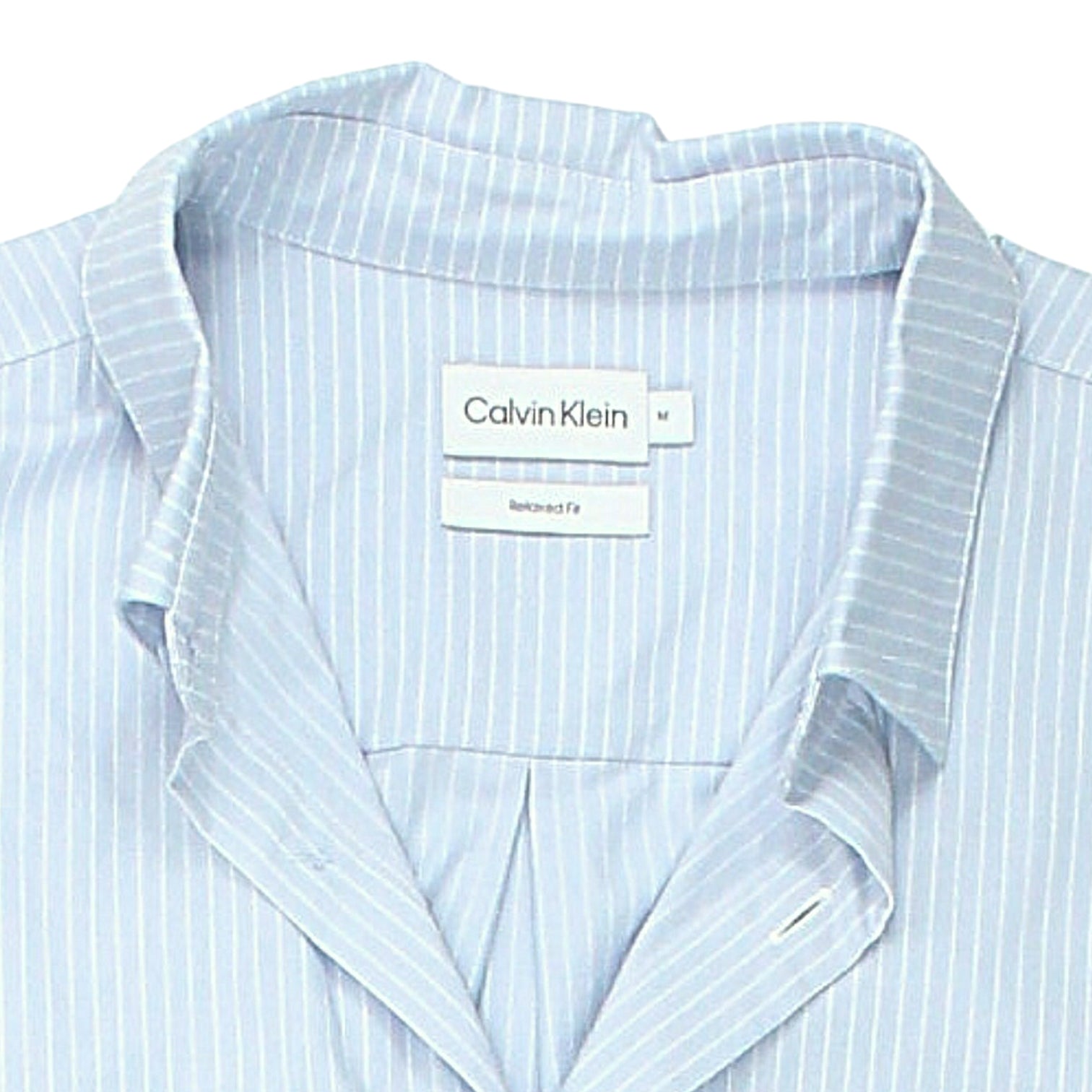 Calvin Klein Blue/White Relaxed Fit Shirt