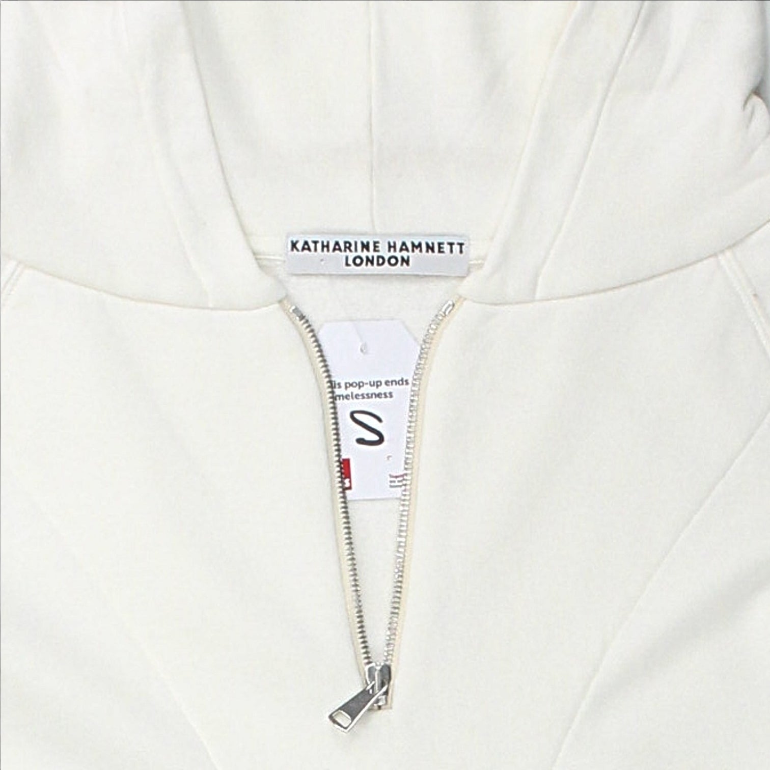Katharine Hamnett White Choose Life Hoodie