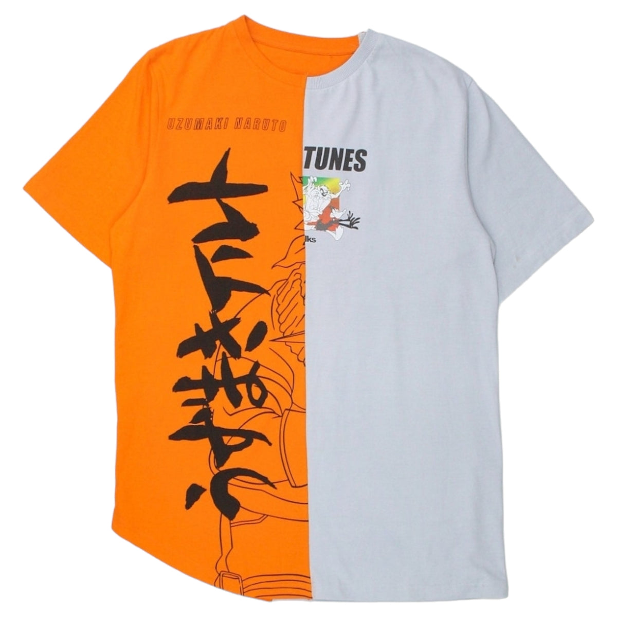 One of a Kind Uzumaki/Looney Tunes Orange/Grey Tee