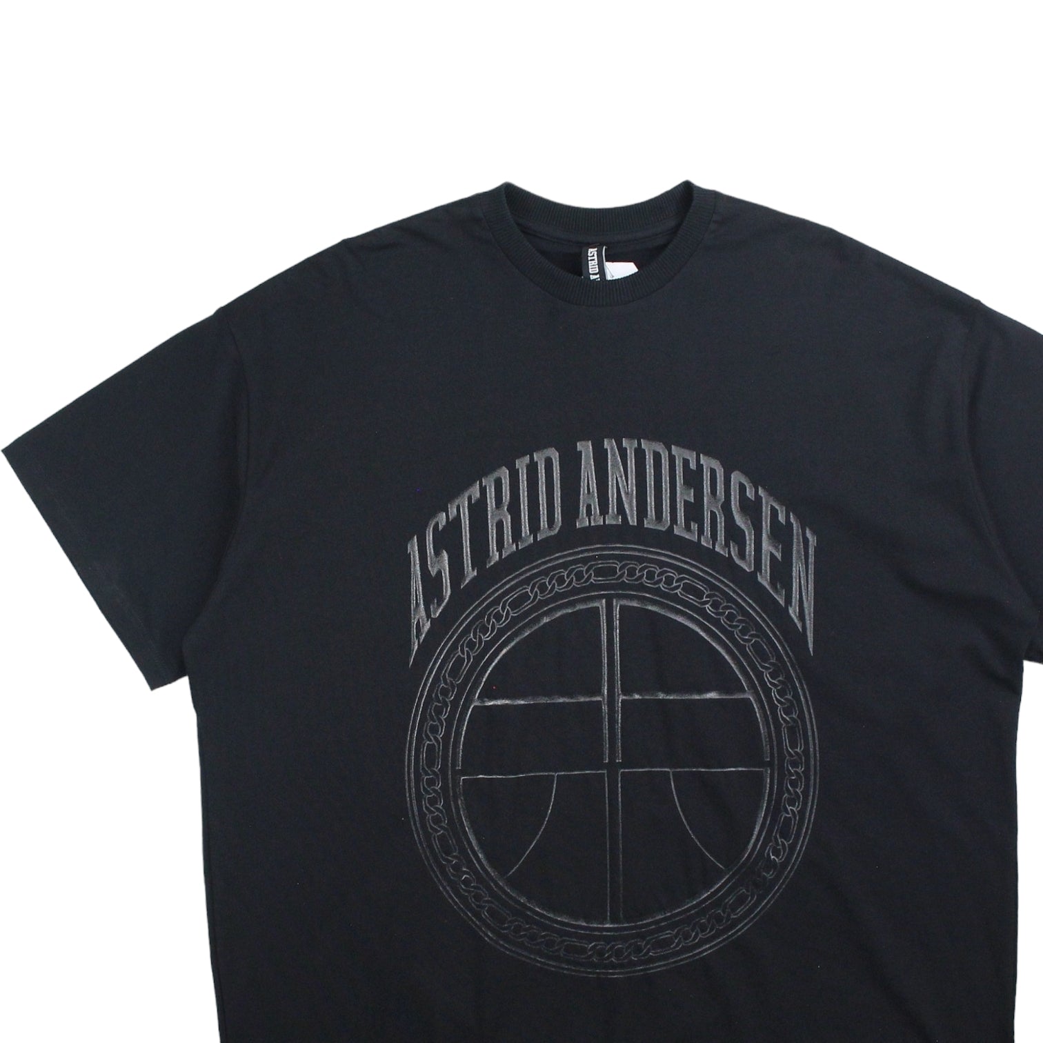 Astrid Anderson Black Screenprint Logo Tee