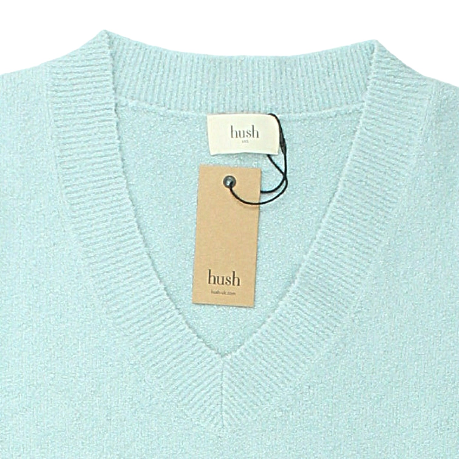 Hush Mint Naya Relaxed V-Knit Jumper