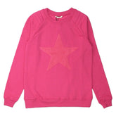 Hush Pink Star Biker Sweat Top