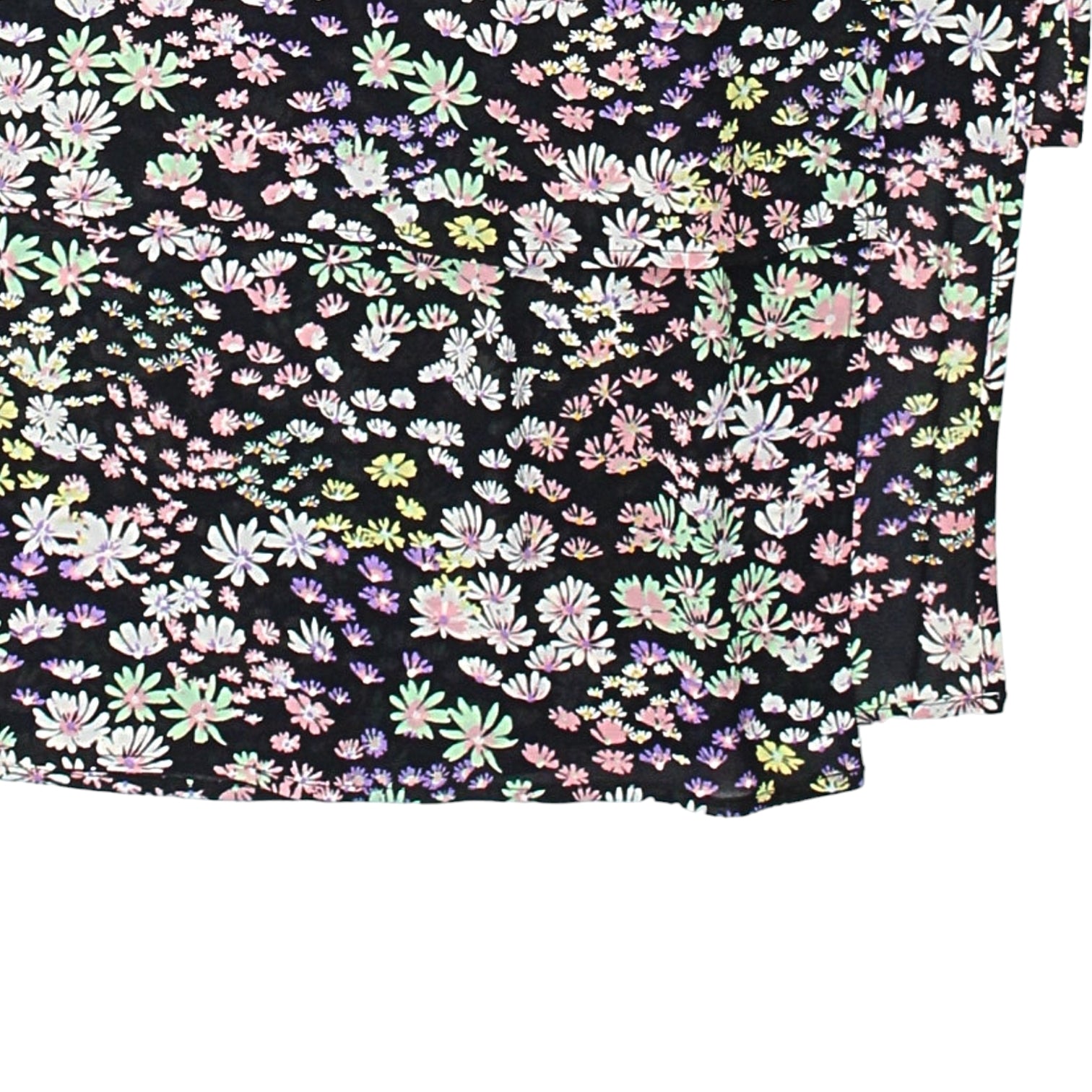Hush Black Brooks Ditsy Floral Midi Skirt