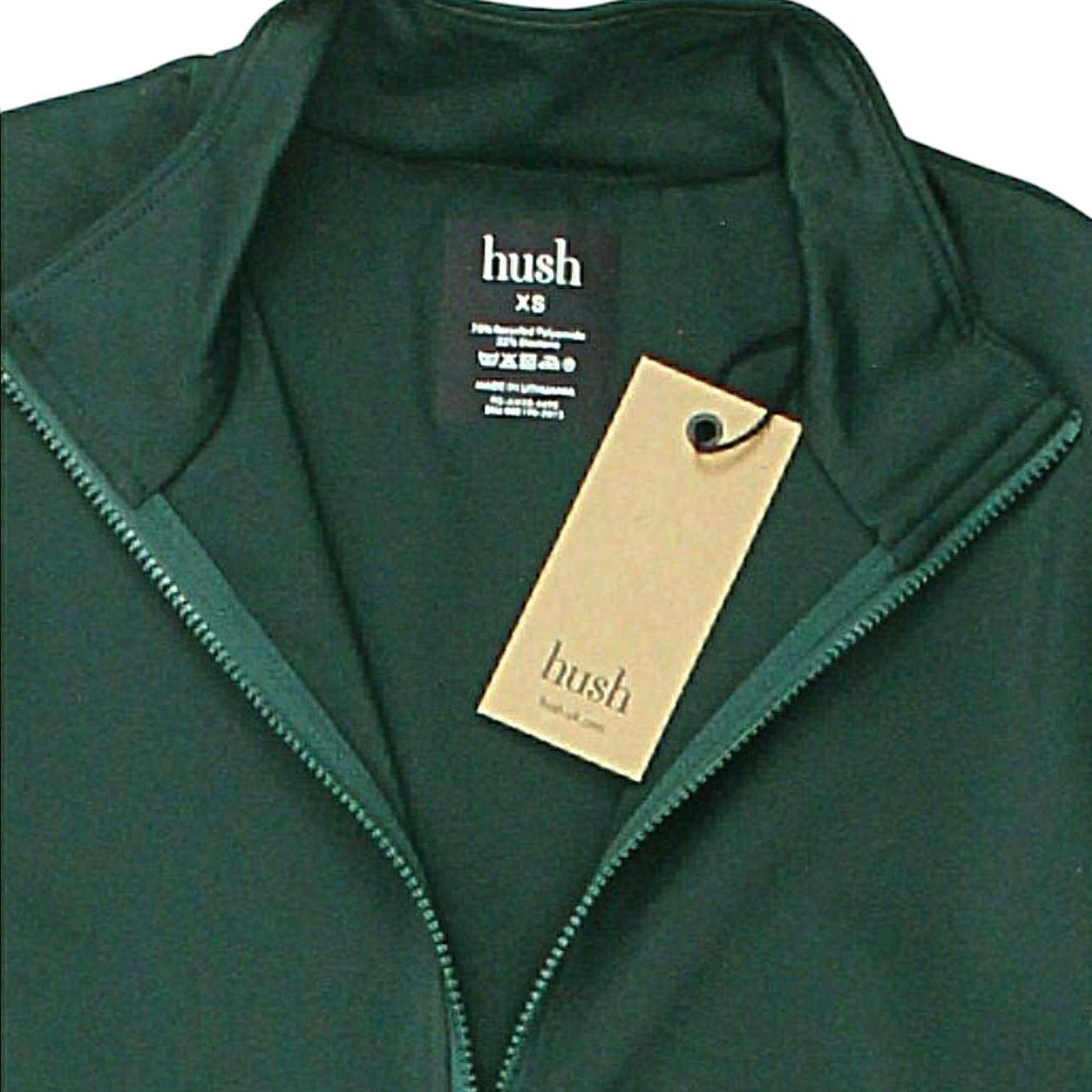 Hush Green/Pink Active Half Zip Top