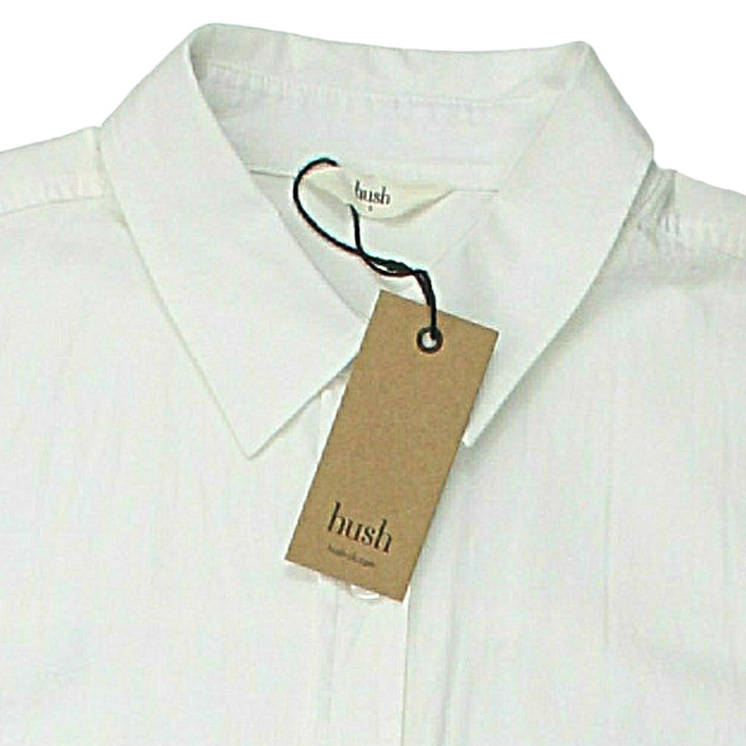Hush White Oversized Cotton Shirt