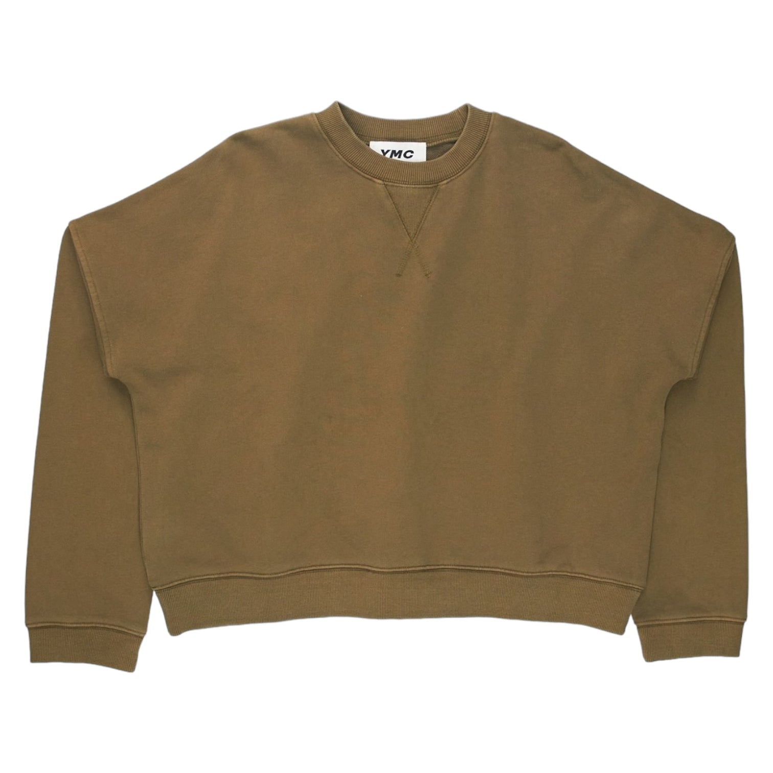 YMC Khaki Crew Neck Sweatshirt