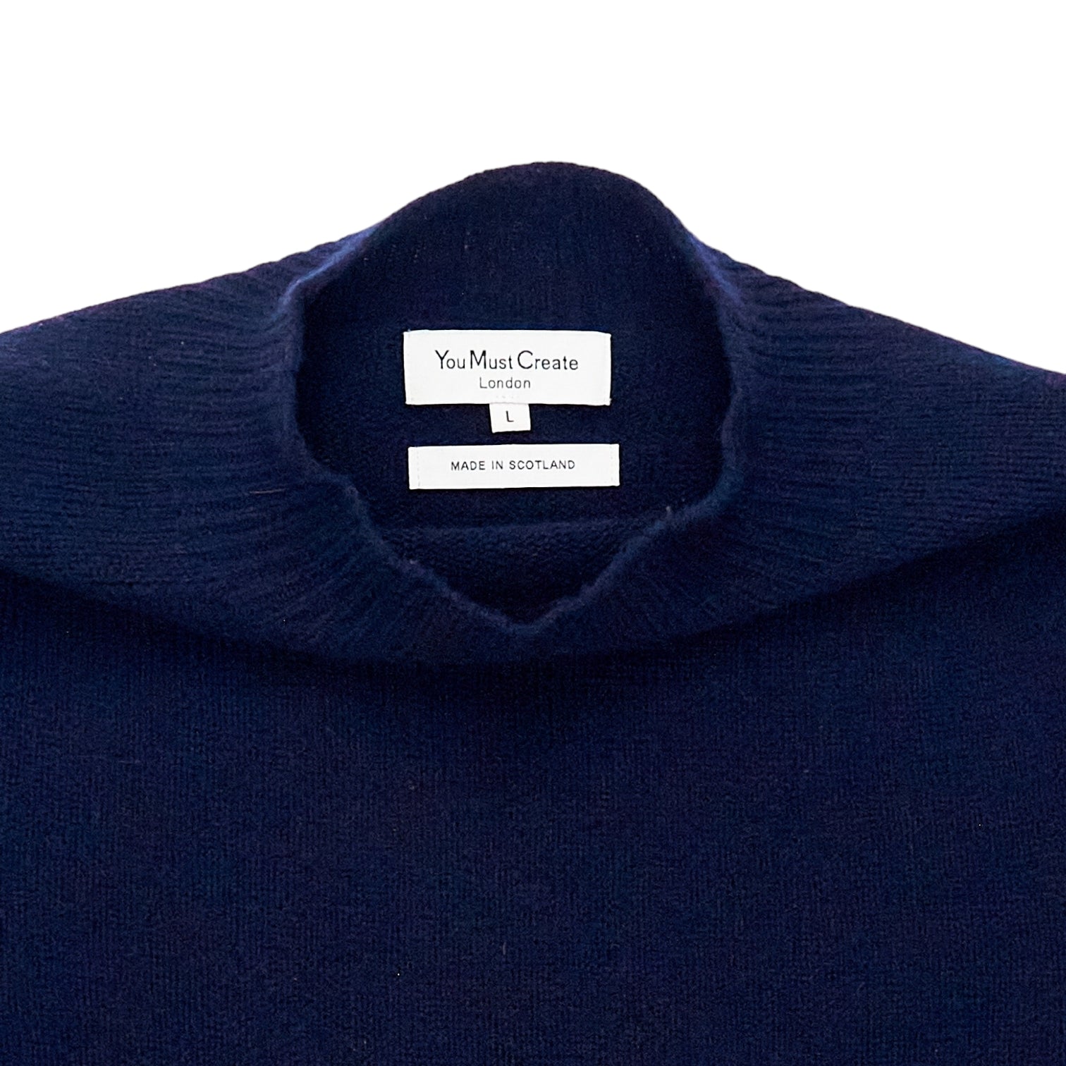 YMC Navy Turtle Neck Sweater