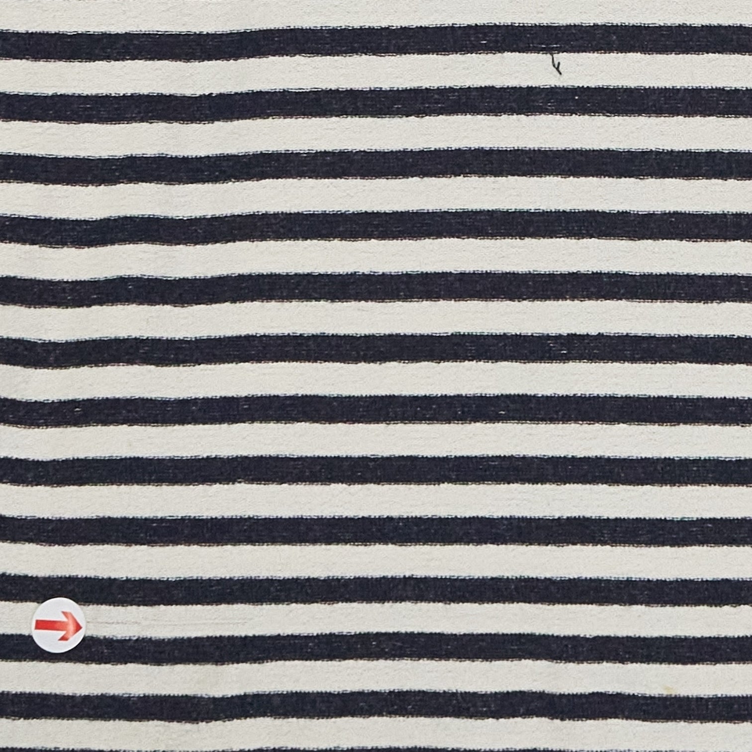 YMC Navy/Ecru Towelling Top