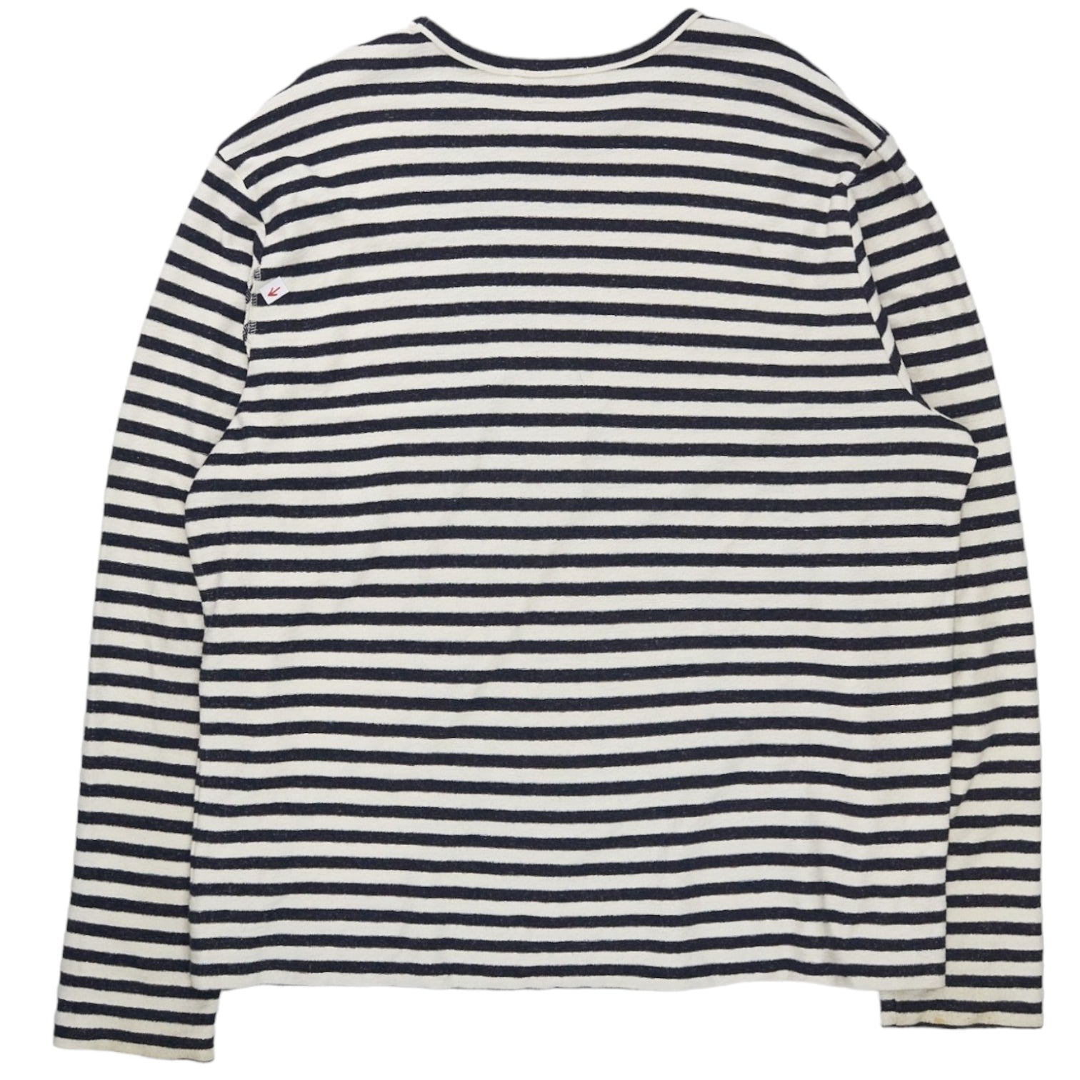 YMC Navy/Ecru Towelling Top