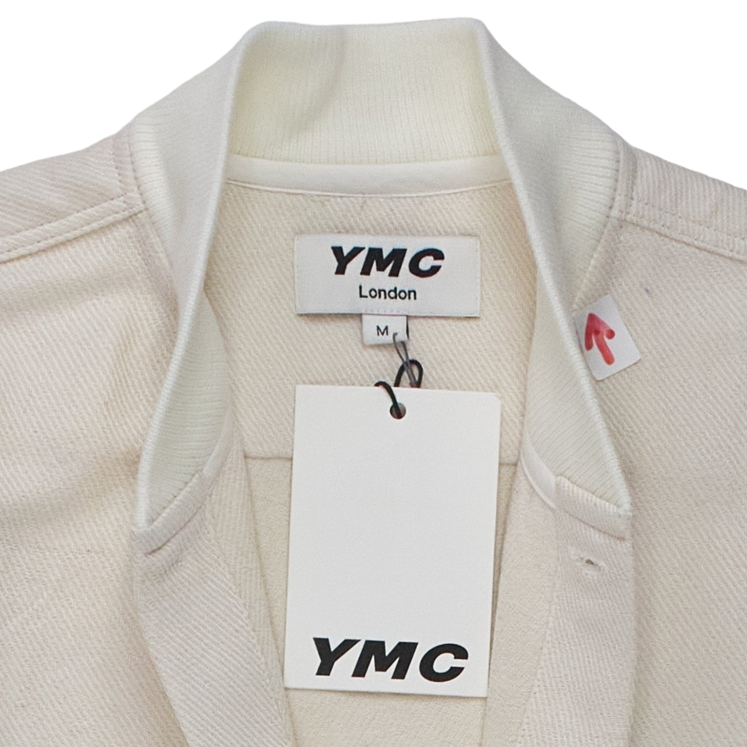 YMC Ecru Blouson Style Overshirt