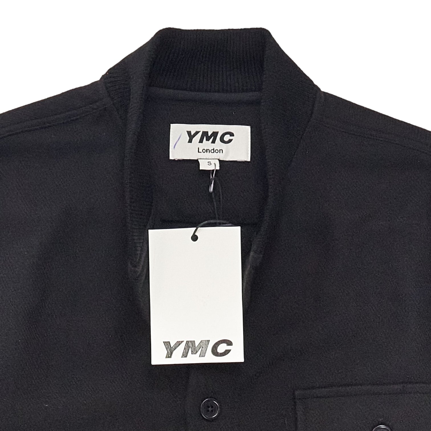 YMC Black Blouson Style Overshirt