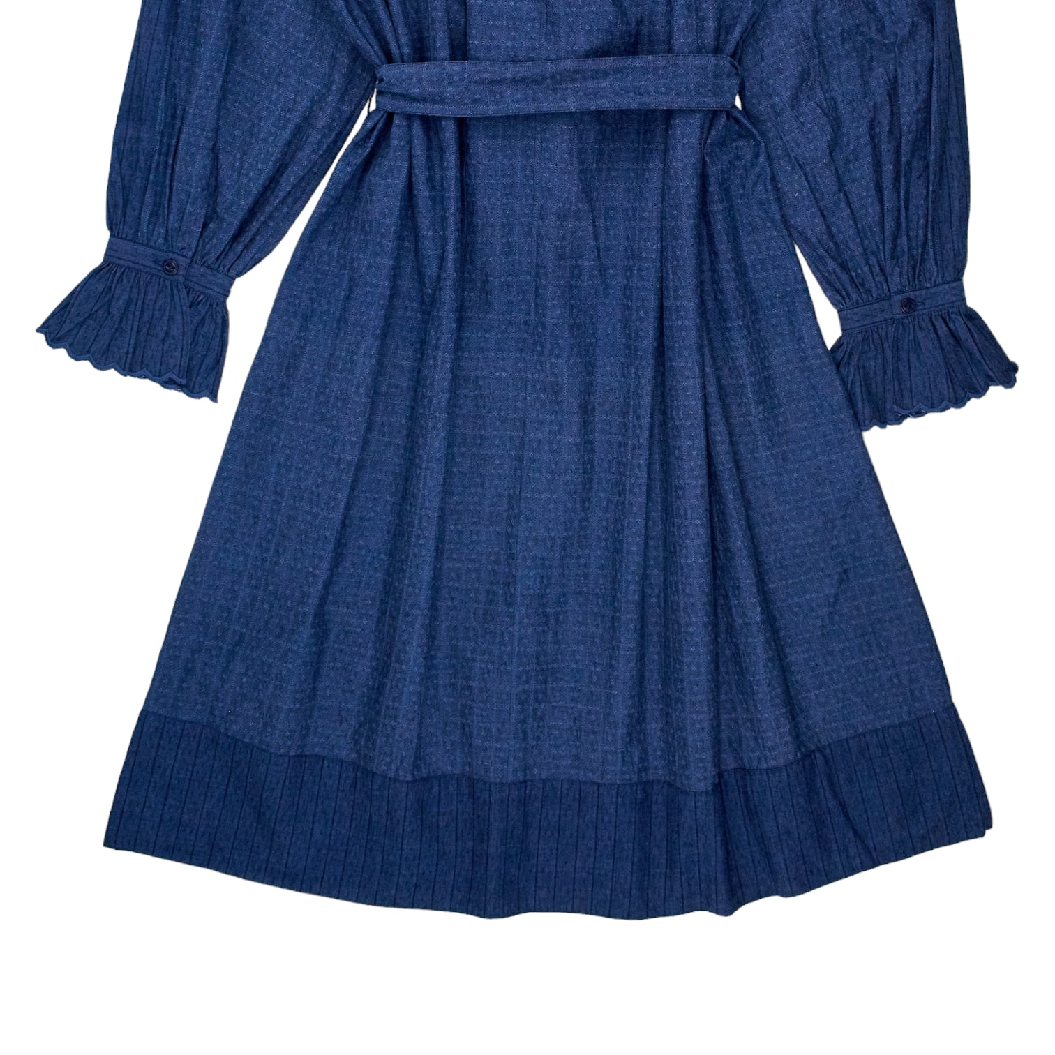 YMC Indigo Dobby Abery Dress