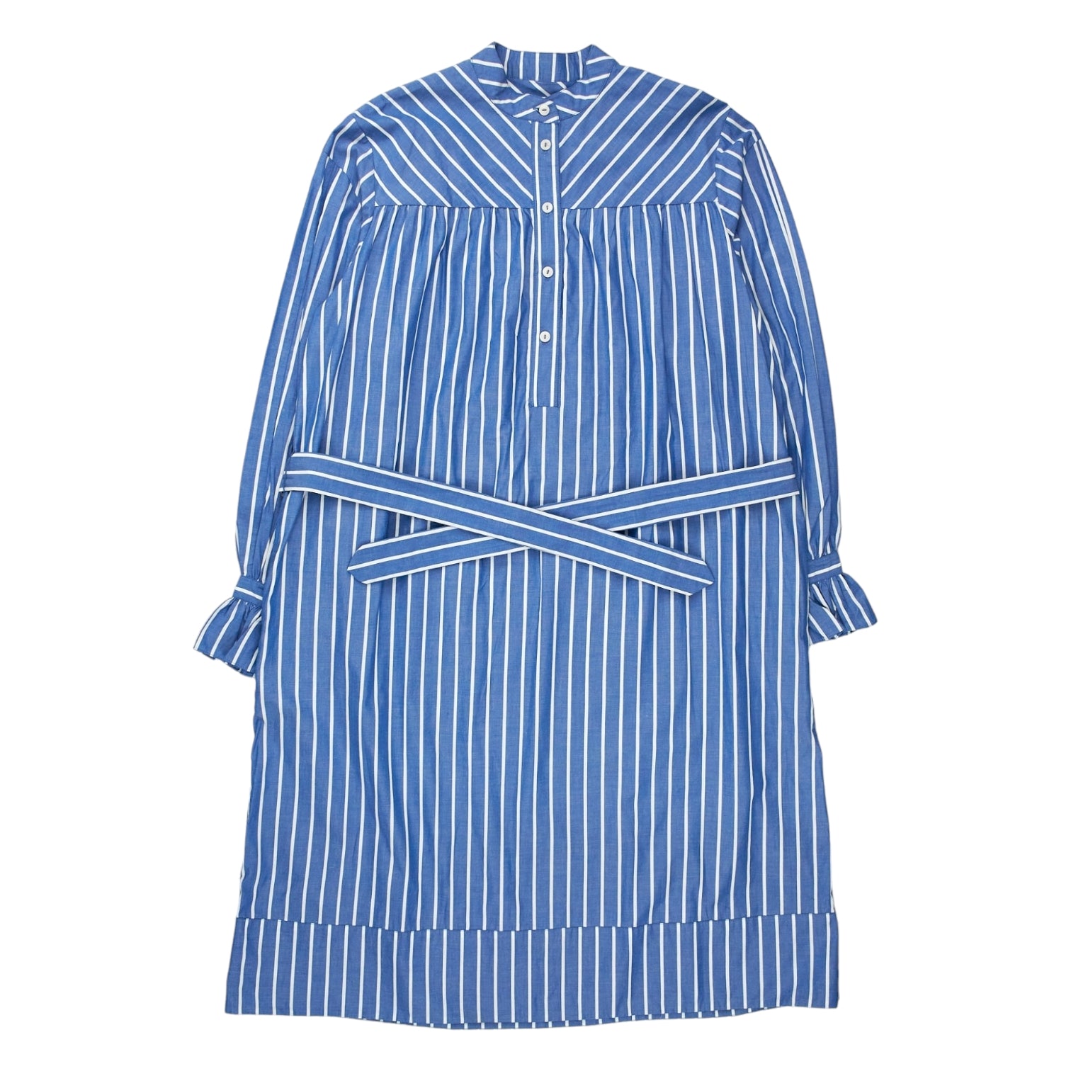 YMC Steel Blue/White Abery Dress