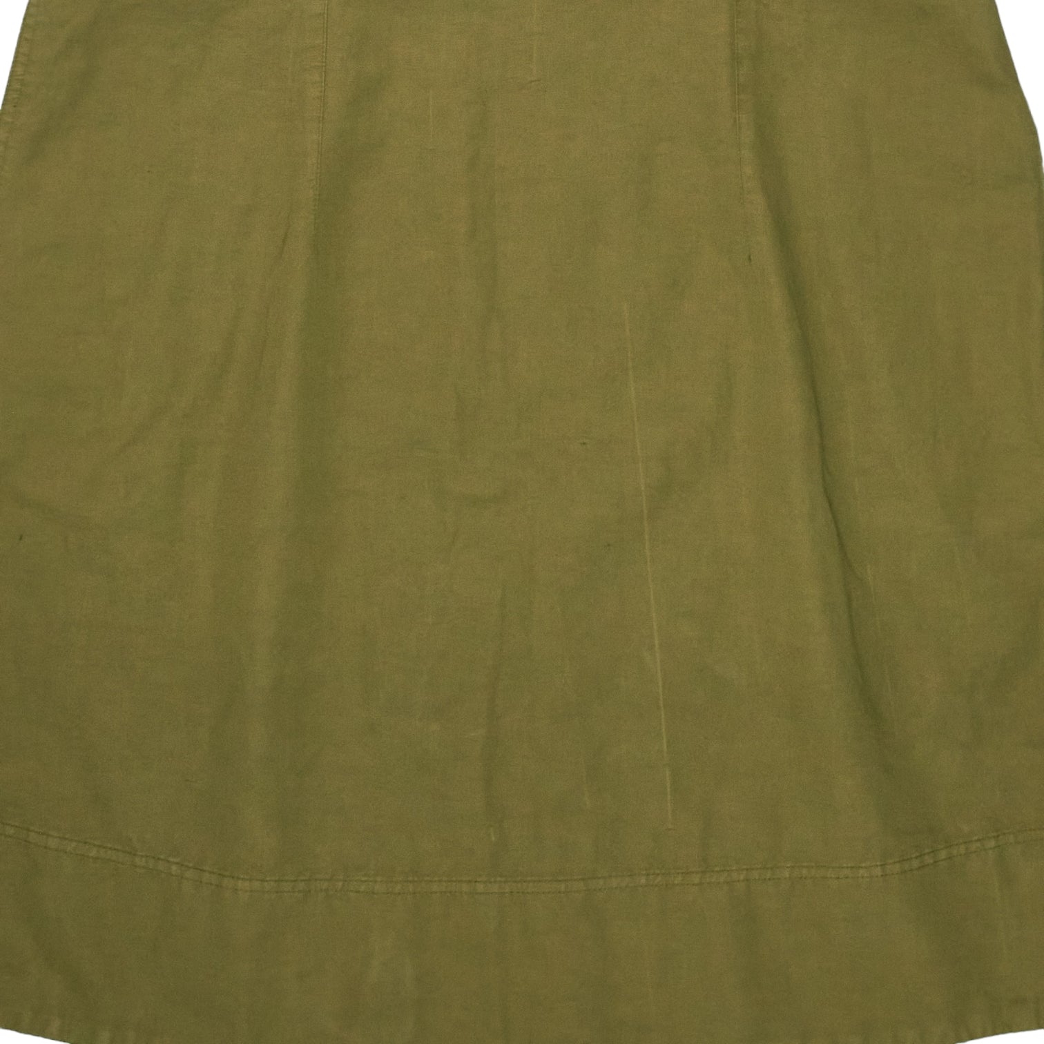 YMC Olive Cotton 1/4 Zip Dress