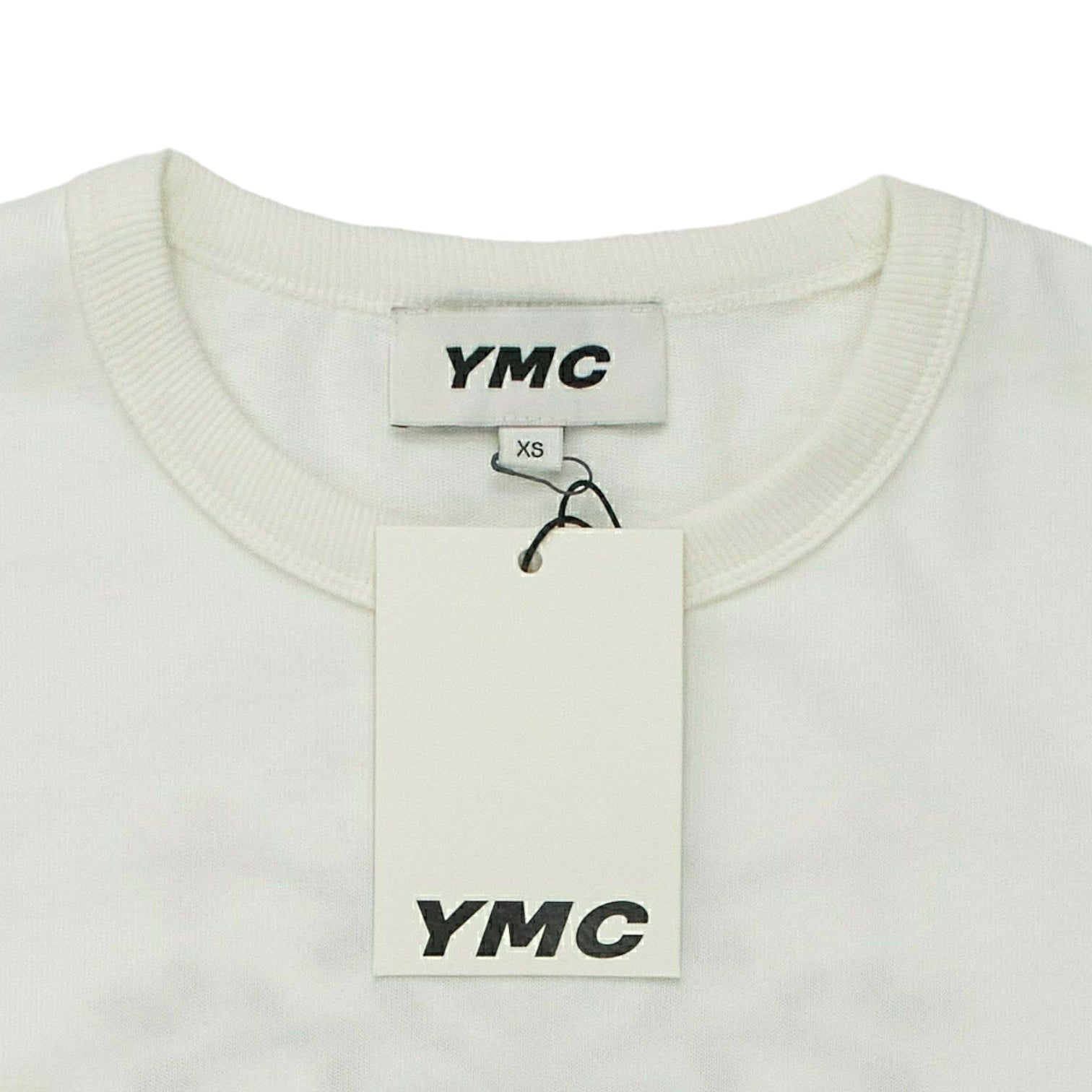 YMC Ecru/Heart Embroidery T-Shirt