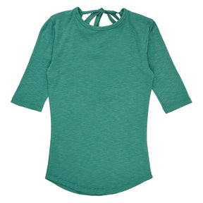YMC Green Scoop Back T Shirt