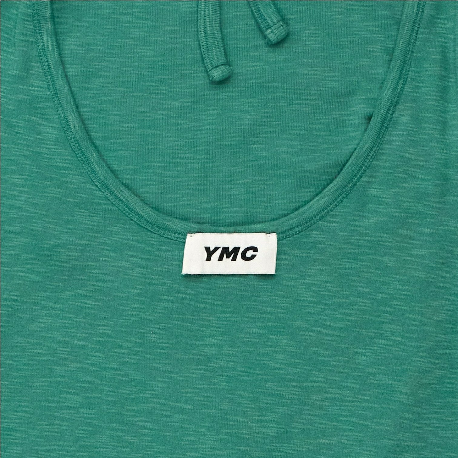 YMC Green Scoop Back T Shirt
