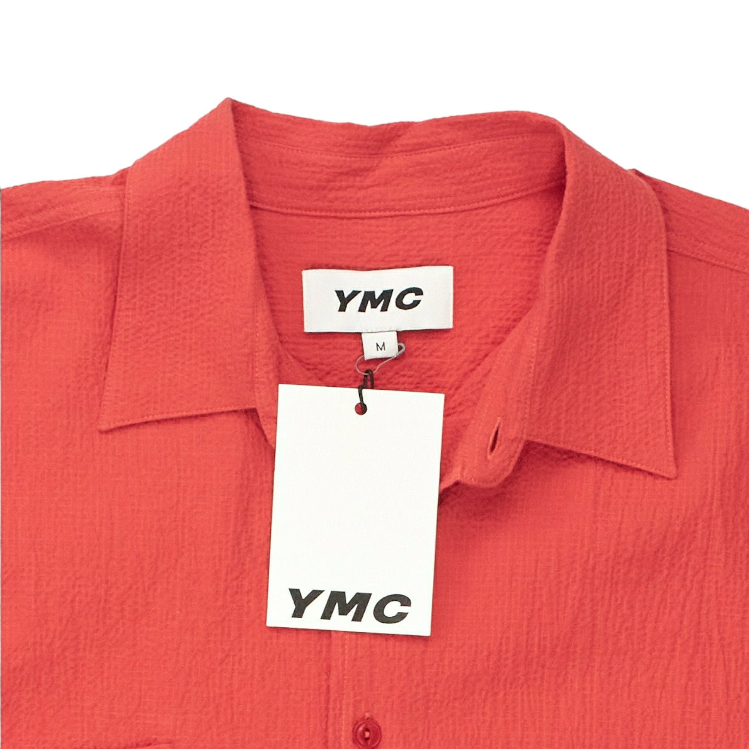 YMC Red Seersucker Mitchum Shirt