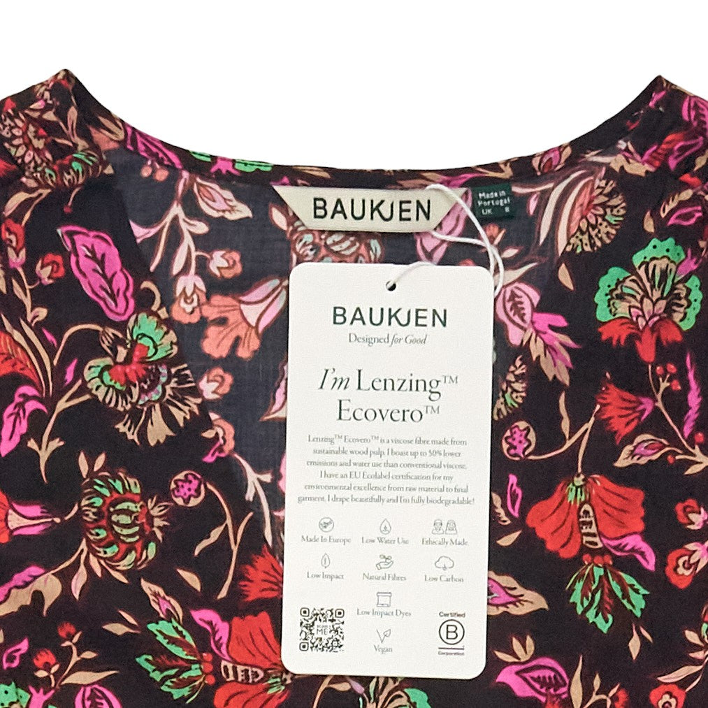 Baukjen Black/Multi Floral Cosette Dress