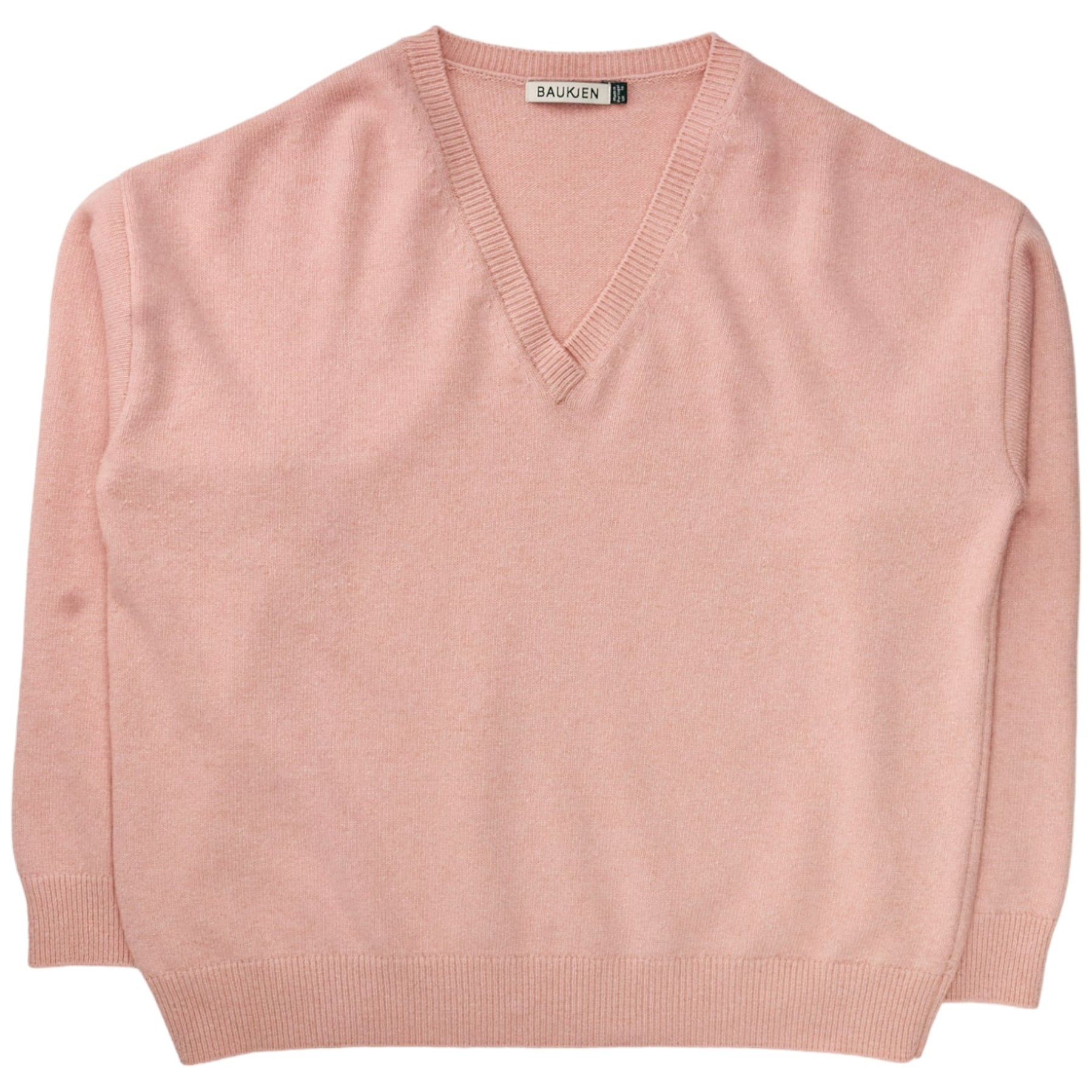 Baukjen Pink V-Neck Knit Jumper
