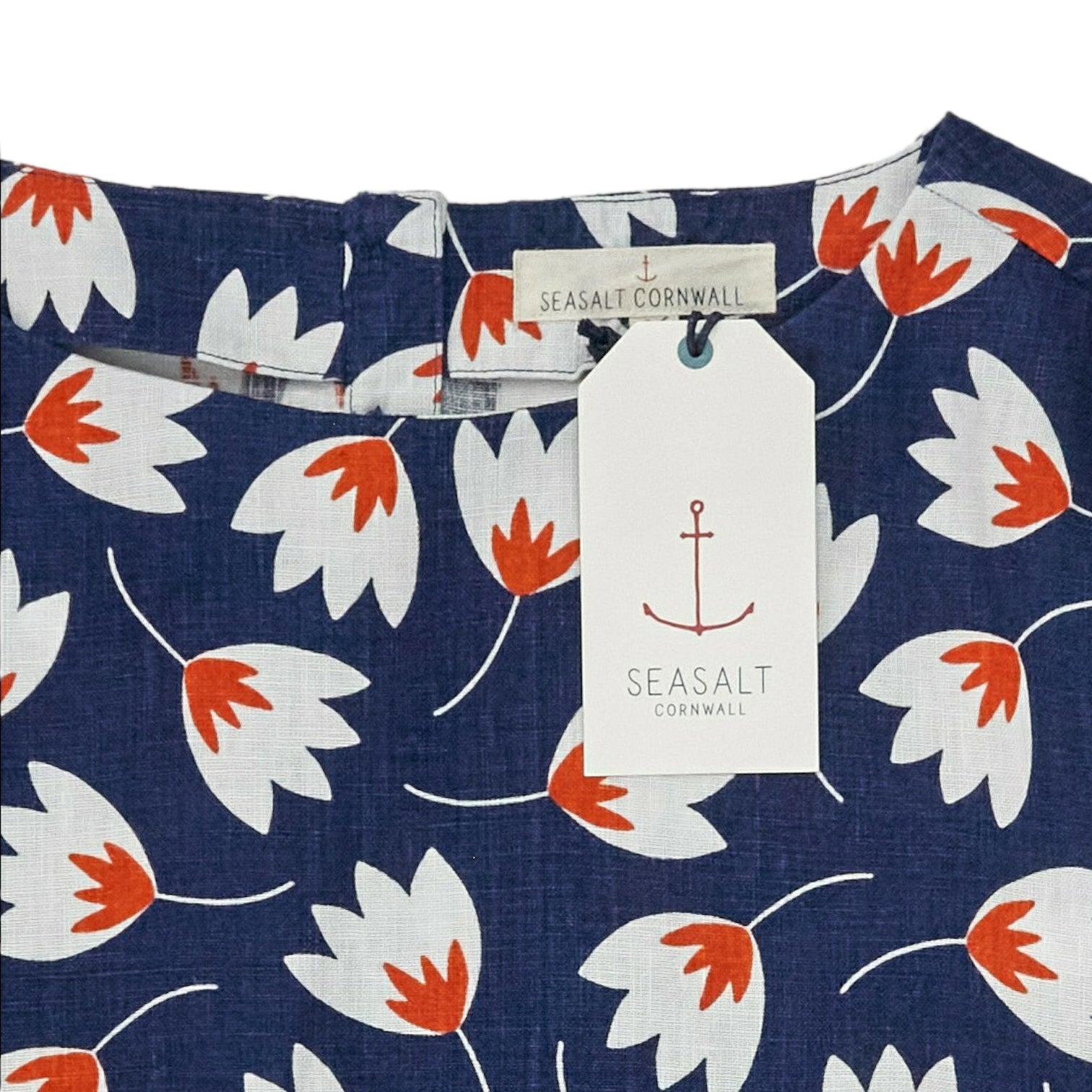 Seasalt Navy Tulip Geo Tunic