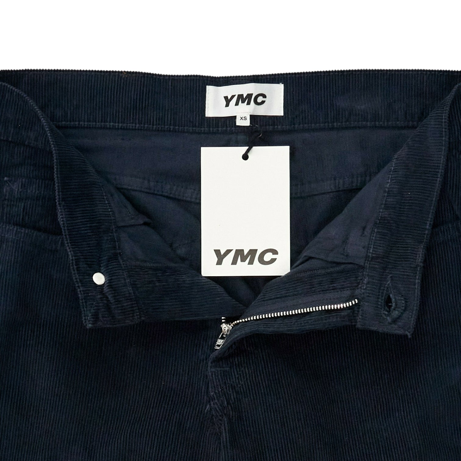 YMC Black Corduroy Tearaway Jean