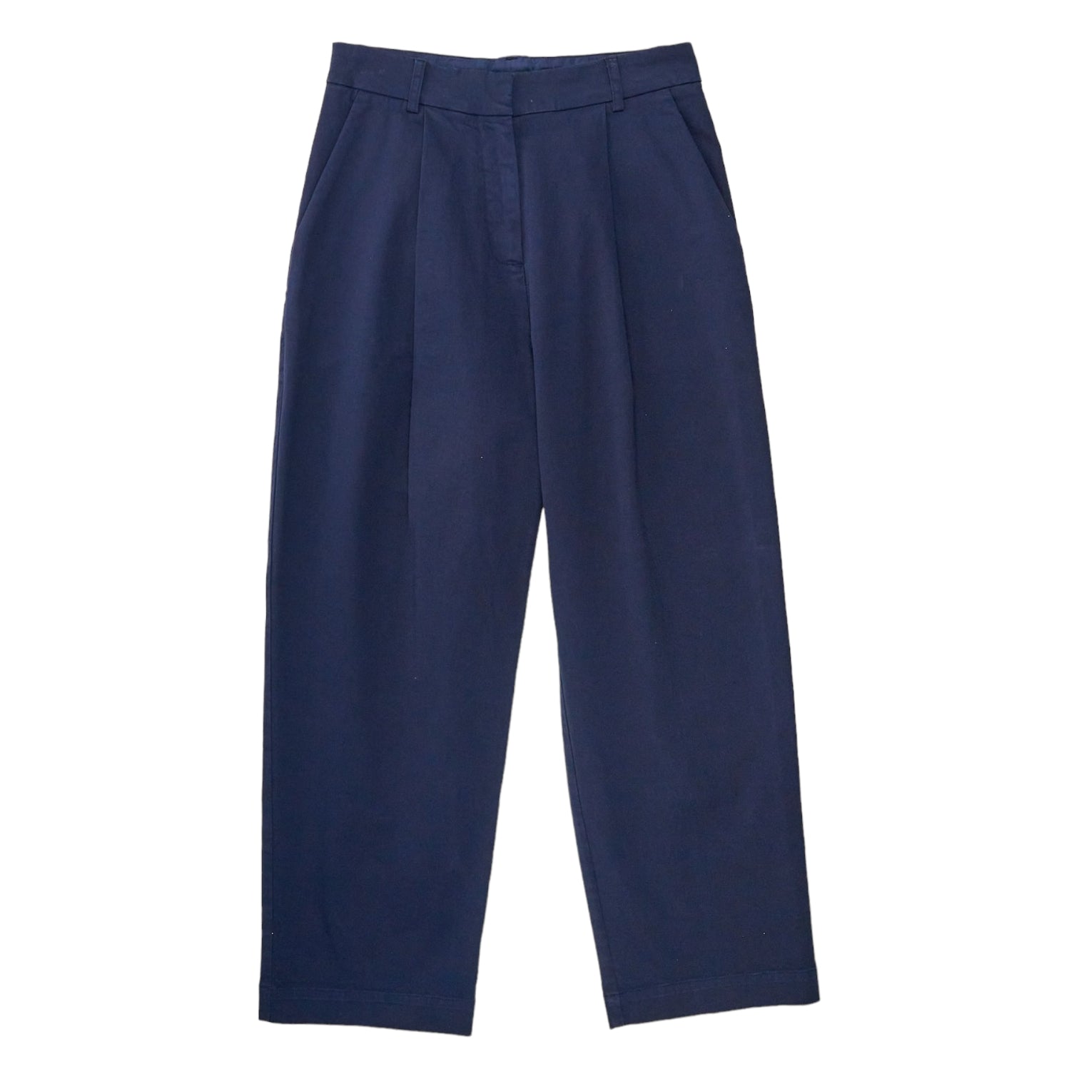 YMC Navy Pleat Front Chino's