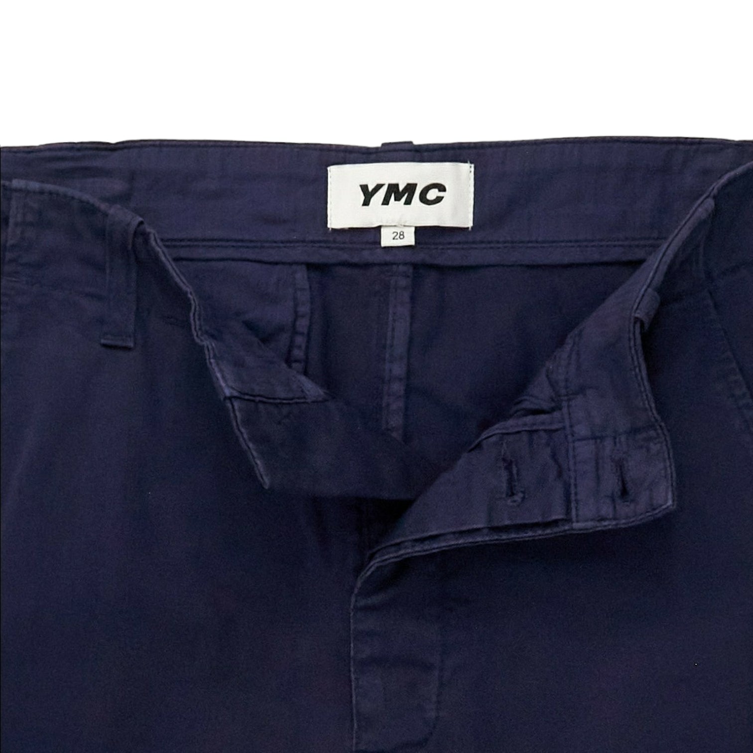 YMC Navy Slant Pocket Chino