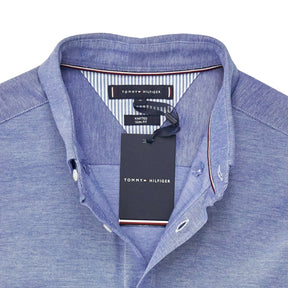 Tommy Hilfiger Blue Oxford Knitted Shirt