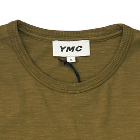 YMC Dark Khaki Pocket T Shirt