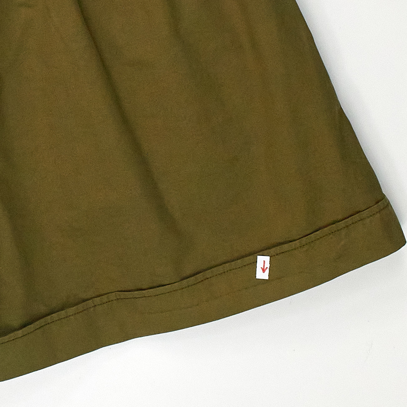 YMC Dark Olive Pleated Shorts