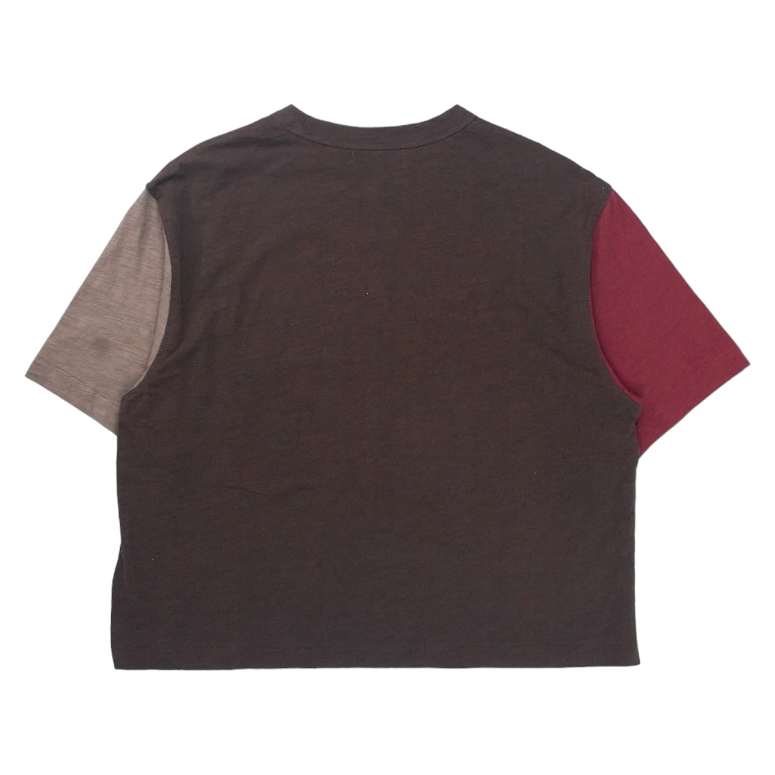 YMC Brown/Red Block T Shirt