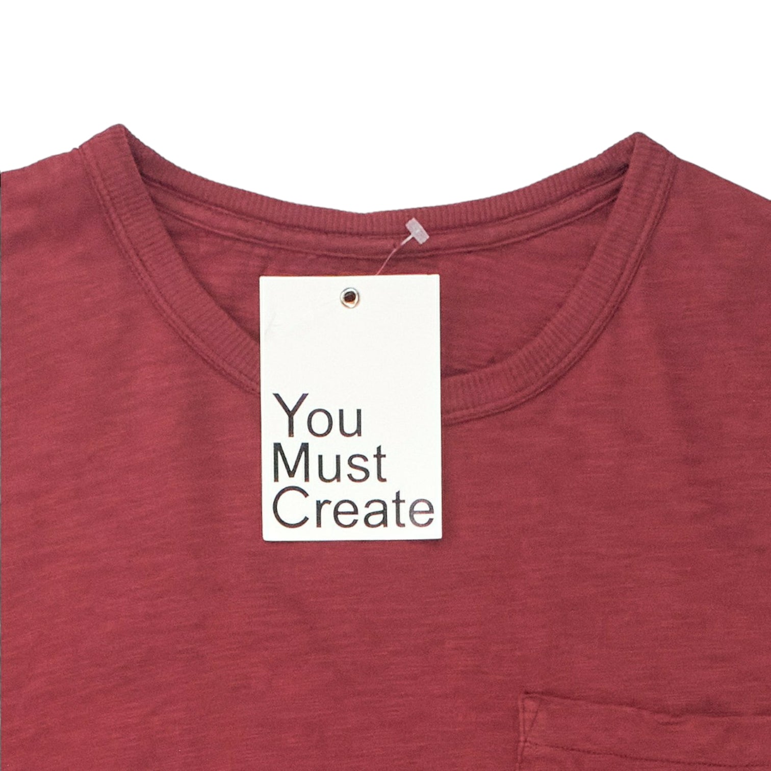 YMC Brick Red Pocket T Shirt