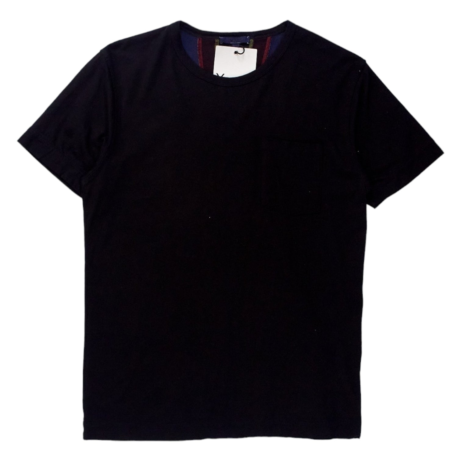 YMC Black/Multi Panelled T Shirt