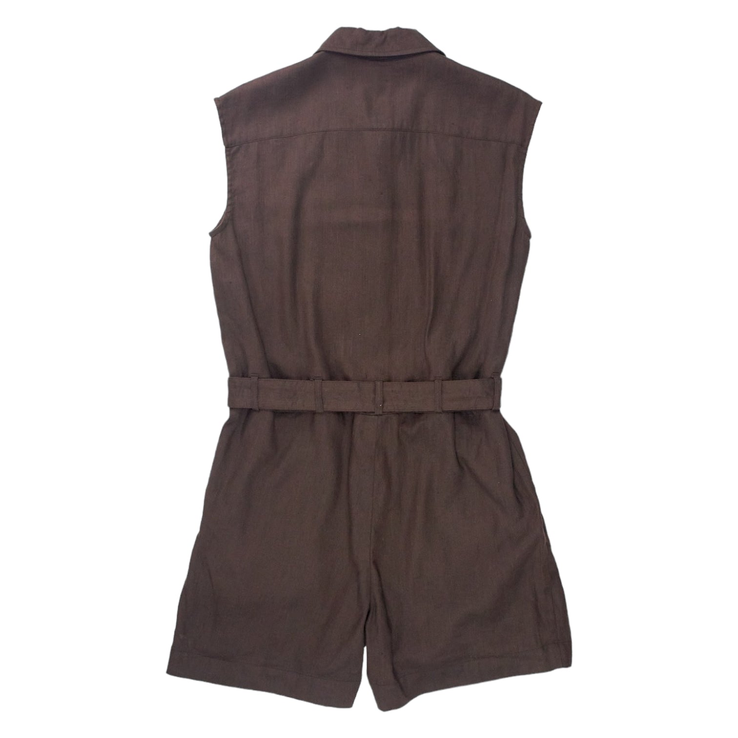YMC Brown Sleeveless Playsuit