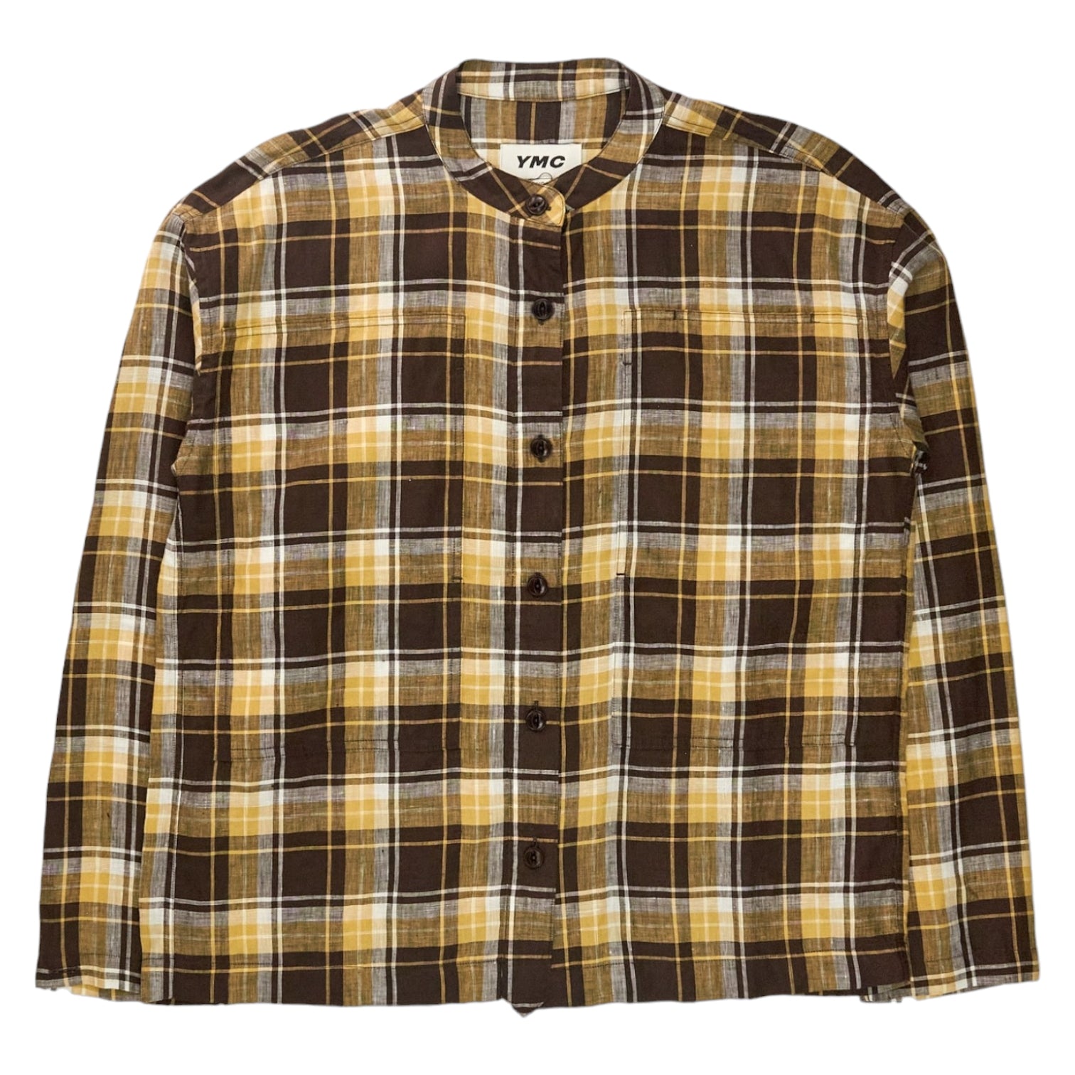 YMC Brown/White Check Shirt