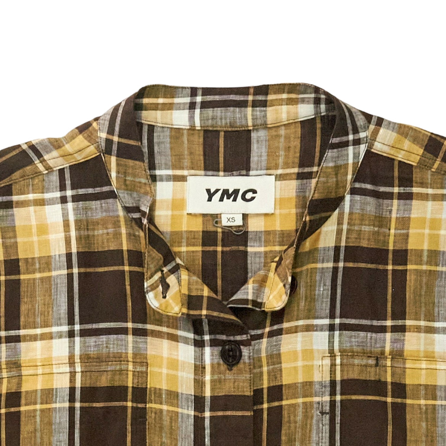 YMC Brown/White Check Shirt