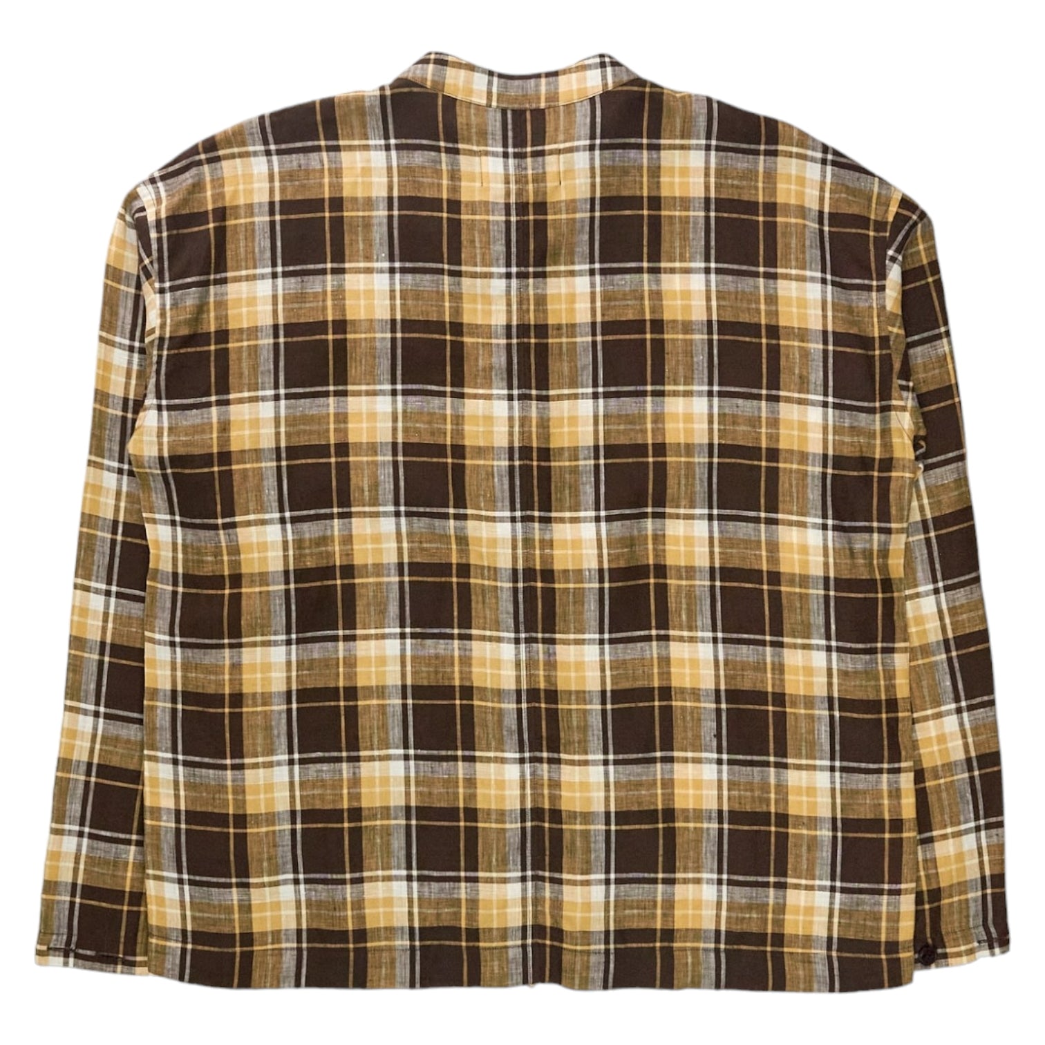 YMC Brown/White Check Shirt