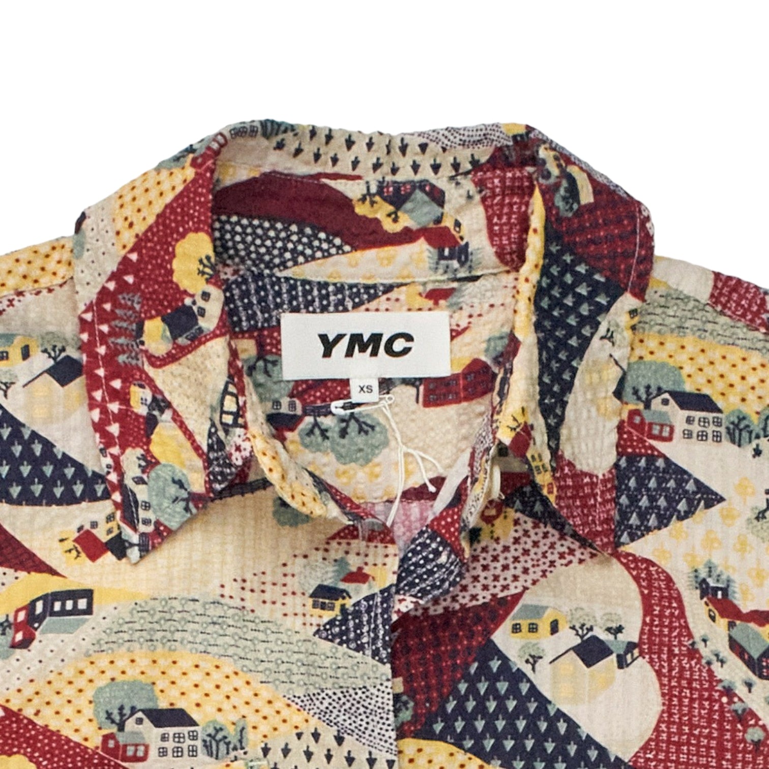 YMC Cream/Multi Print Eya Shirt