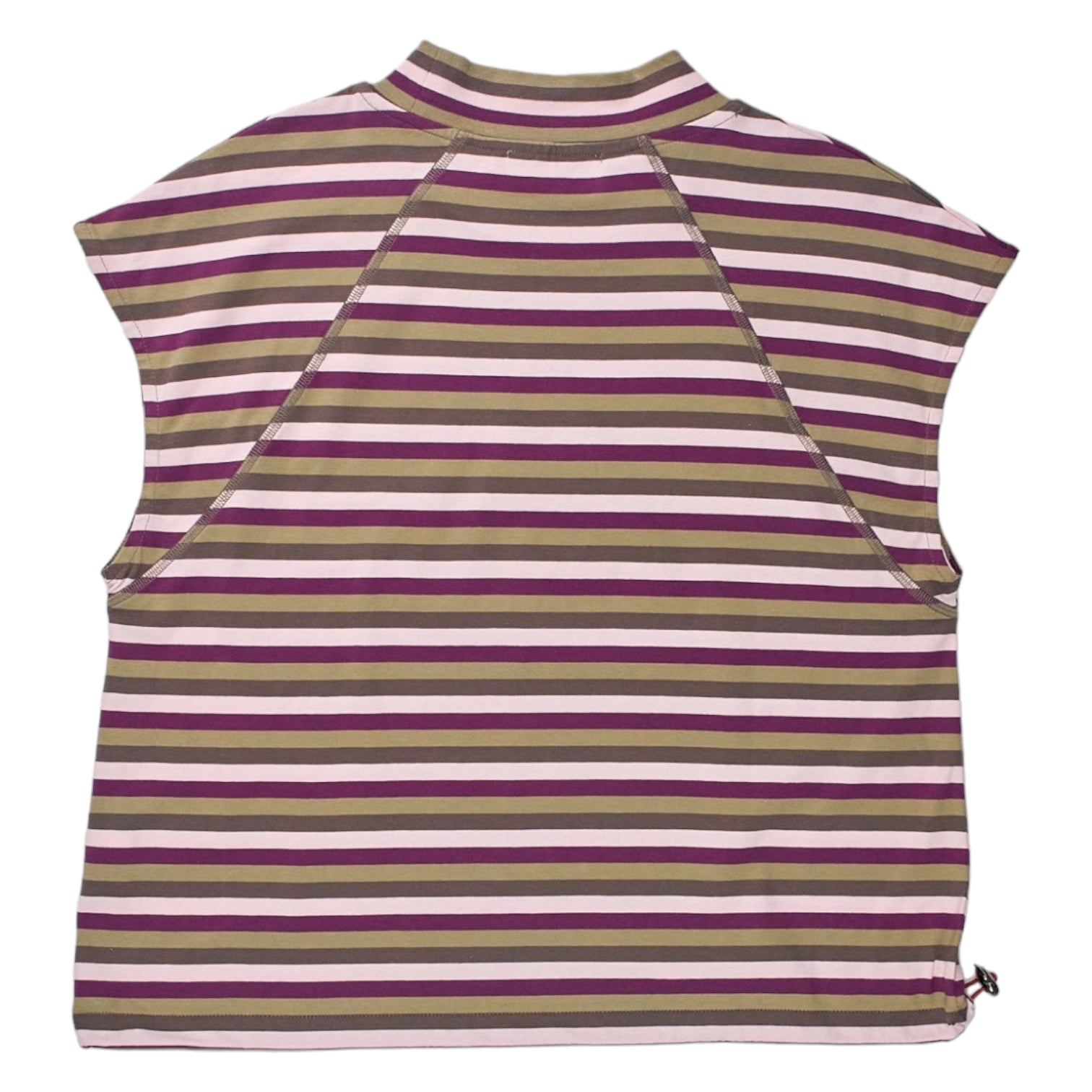 YMC Pink/Green Drawstring Top