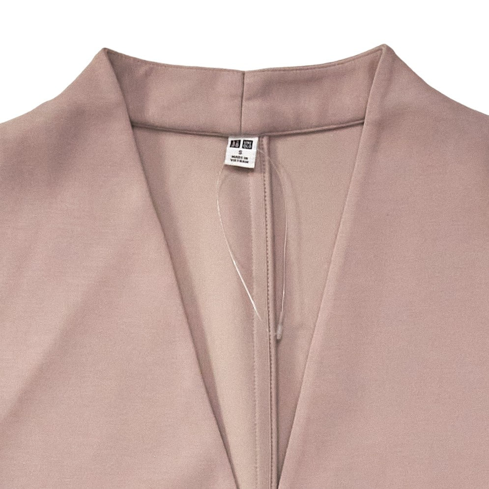 UNIQLO Pink Soft Double Face Jacket