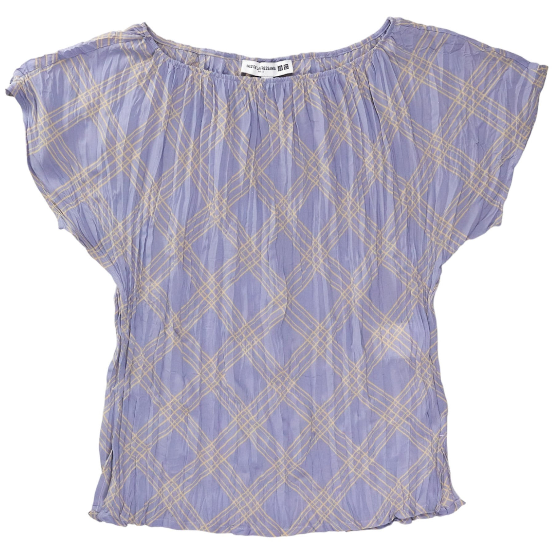 Innes De La Fressange X UNIQLO Blue Top