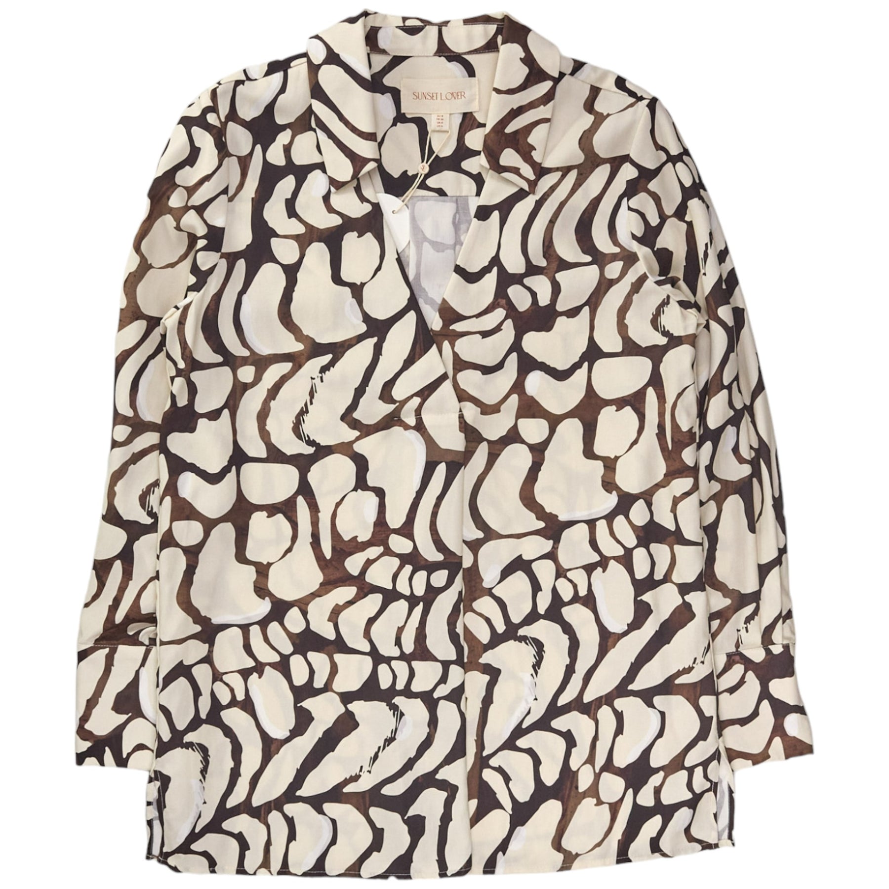 Sunset Lover Cream/Brown Arez Shirt